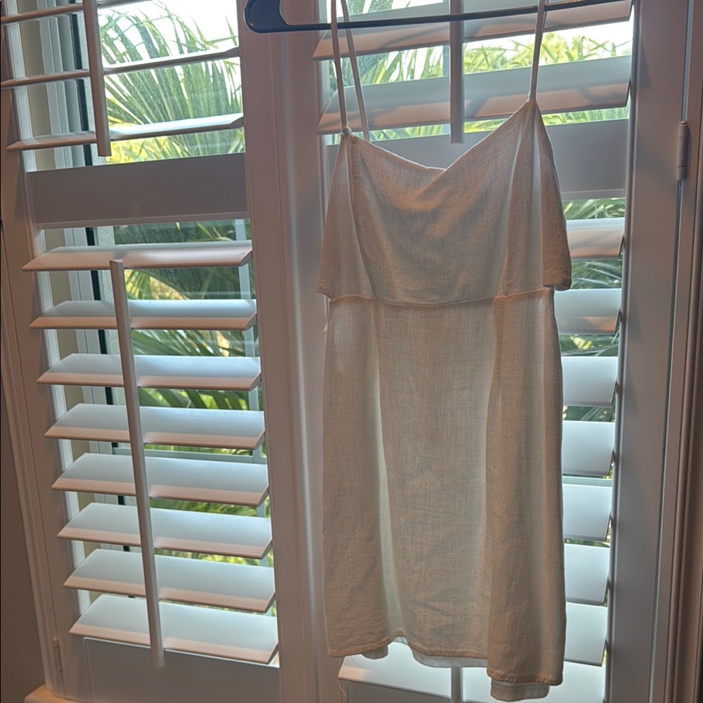 Elegant White Slip Dress